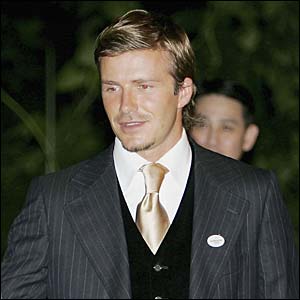 David Beckham in Singapore