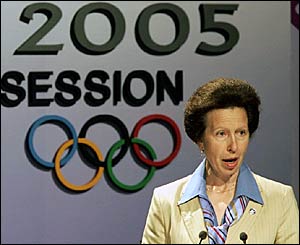 Princess Anne leads London's presentation