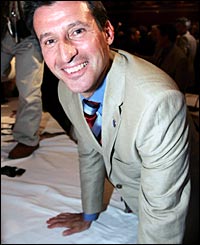 Lord Coe takes a moment to reflect on a job well done