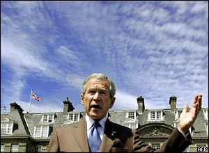 US President George Bush