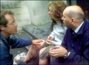 Injured at the bus blast