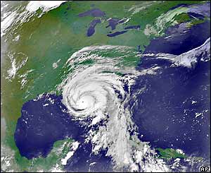 Nasa image released at 0555 am EDT (0955 GMT) showing Hurricane Dennis swirling in the eastern Gulf of Mexico