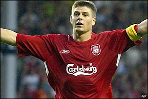 Liverpool captain Steven Gerrard scores a memorable hat-trick 
