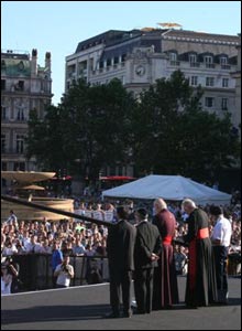 Trafalgar Square vigil