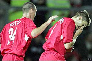 Gerrard comes off the bench to make the game comfortable for Liverpool