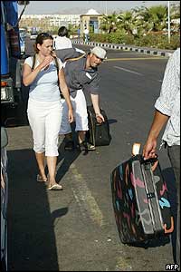 Tourists in Sharm al-Sheikh