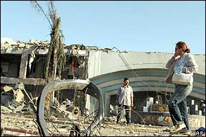 Scene of attack at Ghazala Hotel