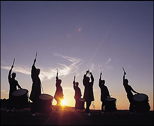 Tao - Martial Art of the Drum (picture courtesy of Edinburgh Festival Fringe)