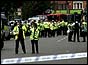 Police cordon at Shepherds Bush Green 