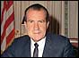 Richard Nixon at his desk 
