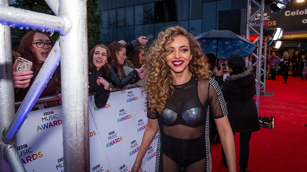 Little Mix on the red carpet before the BBC Music Awards 2015