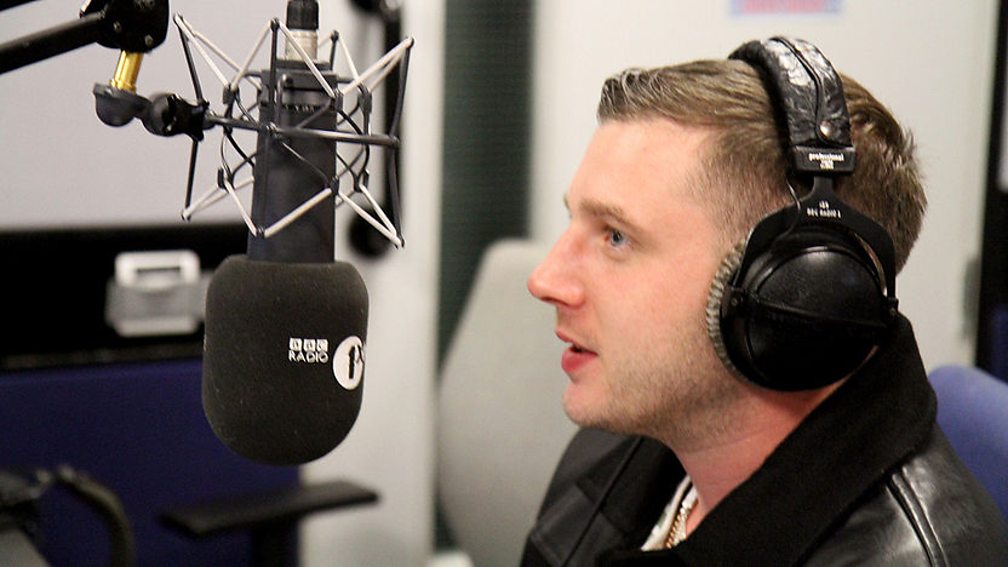 Plan B at the 1Xtra studios, 2012