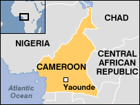 Map of Cameroon