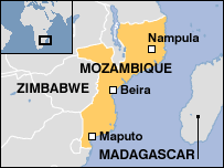 Map of Mozambique