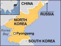 Map of North Korea