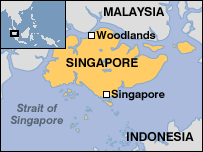 Map of Singapore