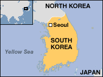 Map of South Korea