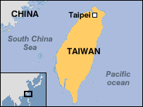 Map of Taiwan