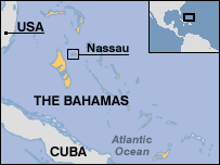Map of Bahamas