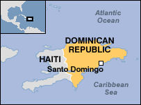 Map of Dominican Rep