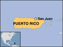 Map of Puerto Rico