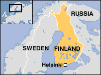 Map of Finland