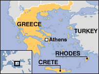 Map of Greece