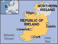 Map of Ireland