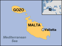Map of Malta