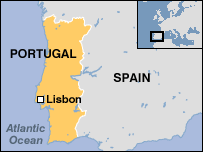 Map of Portugal