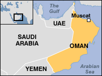 Map of Oman