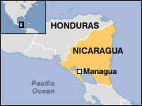 Map of Nicaragua