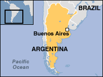 Map of Argentina
