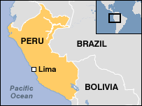 Map of Peru