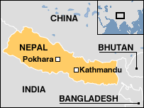 Map of Nepal