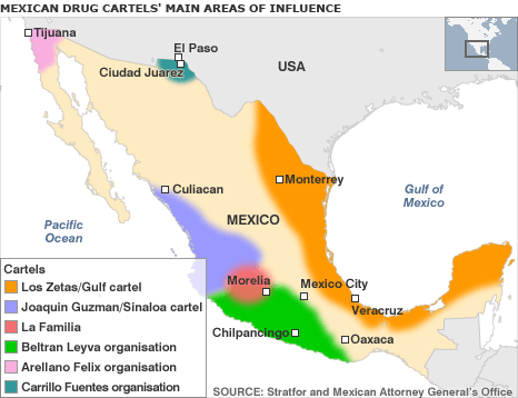 Map of Mexico