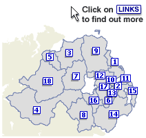 map of Northern Ireland