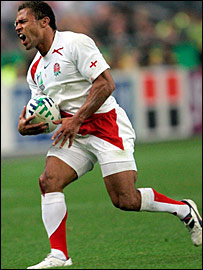 Jason Robinson pulled up in pain