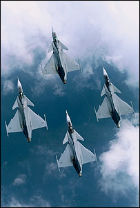 Letouny Gripen (foto: BAE)