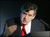 O ministro britânico da Economia, Gordon Brown
