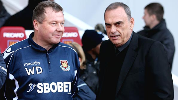 Wally Downes and Avram Grant
