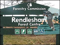 Rendlesham Forest sign