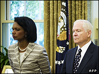 Condoleezza Rice ve Robert Gates