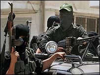 Gazze'de Hamas üyeleri