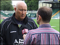 Russell Slade and Drew Savage