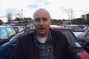 Anthony has an anxious moment