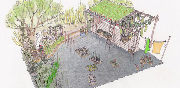 When the waters rise garden plan