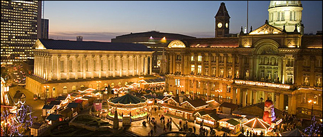 Frankfurt Market - when lit up at night