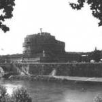 View of Rome from the Borghese Gardens, my story happened almost at this point.