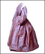 A dress worn by Charlotte Bronte